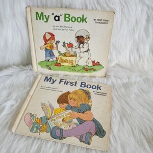 MY FIRST STEPS TO READING Set of 2 Childrens Books HC HB ©1991 Jane Belk Moncure